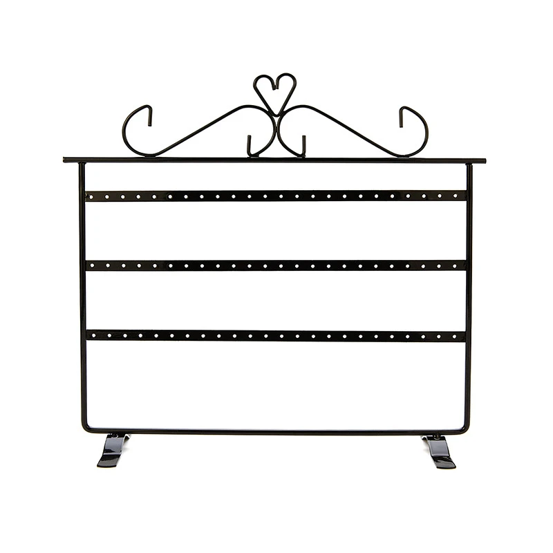 Earrings Ear Studs Necklace Chain Jewelry Display Holder Metal Stand Organizer Rack Earring Display Necklace Display 6