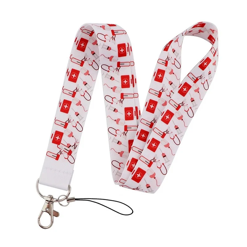 Cute Cartoon Lanyard Necklace with ID Badge Holder Sleeve