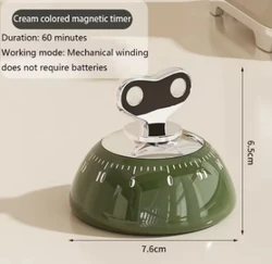 Enhanced Magnetic Digital Kitchen Timer with Countdown Alarm & Stopwatch Function (Green)