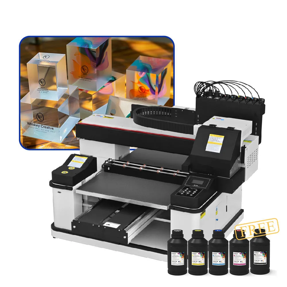 LED UV 프린팅 기계 XP600 i3200 헤드 6090 UV 평판 프린터 (단단한 재료, 휴대폰 케이스, 아크릴, 금속 인쇄용)