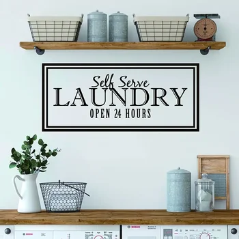 Creative Laundry Wall Decal 1