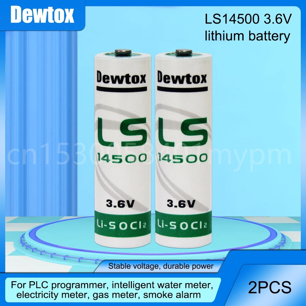 2 Pz Nuovo Ls14500 Ls 14500 Er14505 3.6V Batteria Al Litio Per Contatore Dell'Acqua Macchine Utensili Cnc Orologio In Tempo Reale Touch Screen Batteri