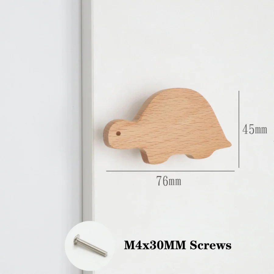 Rustic Wooden Cloud & Animal Cabinet and Drawer Knobs
