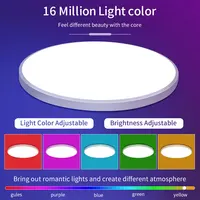 Smart WiFi LED Ceiling Light 24W Cozylife APP Control Voice Control Round Panel Ambient Lamp AC85-265V Works Alexa Geogle Home - Image 5