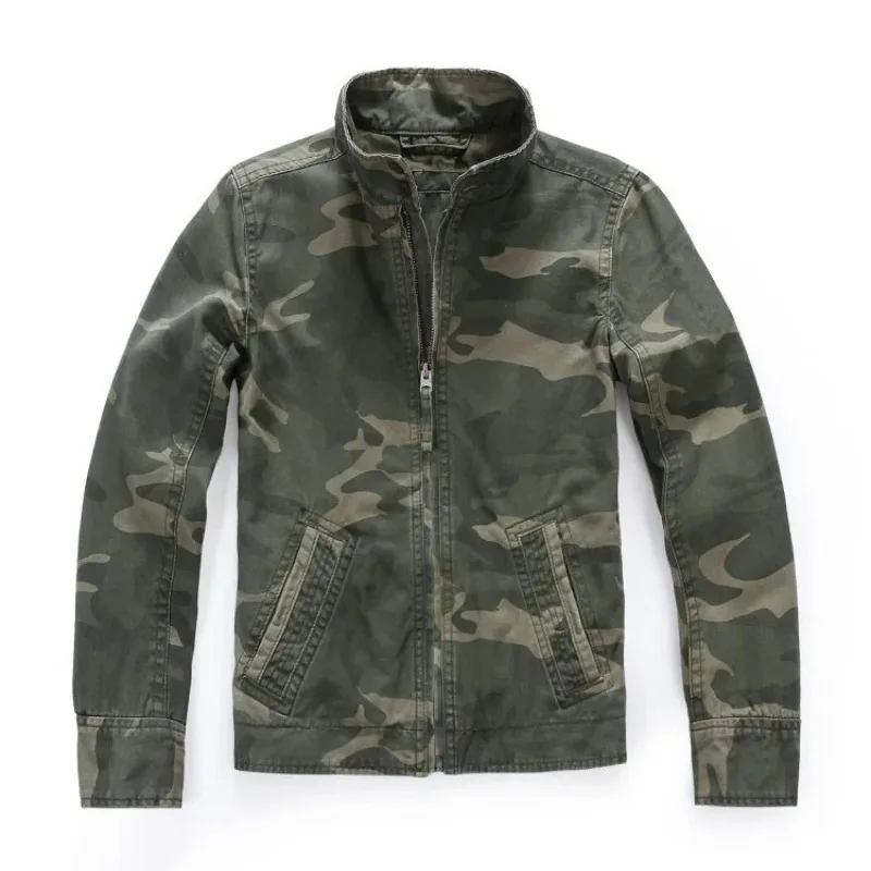 

Men's Jacket New Autumn Denim Washed Workwear Men's Jacket