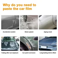 For Tesla Model Y Juniper 2025-2026 Transparent Car Protective Film TPU Clear Film Pre-Cut PPF Body Scratch Resistant 4