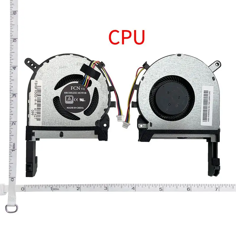 مراوح تبريد وحدة المعالجة المركزية الجديدة لـ ASUS FX95D FX505DD FX86 FX95G FX506 FA706 FX505GD FX505GE FX505GT FX705G FX505D FA506 FA506IV