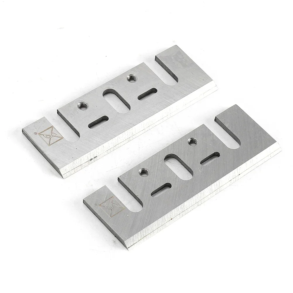 Wood electric planer 2Pcs/set 82mm 3-1/4'' Wood Planer Blade Electric Planer Knife Replacements For 1900B KP0800 F20 D26676 DW680