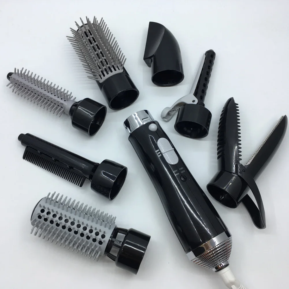 Description Picture 4 of itemNew 7 In 1 Multifunctional Hair Dryer Comb Straight Curl Dual-use Home Hair Styling Tool Set