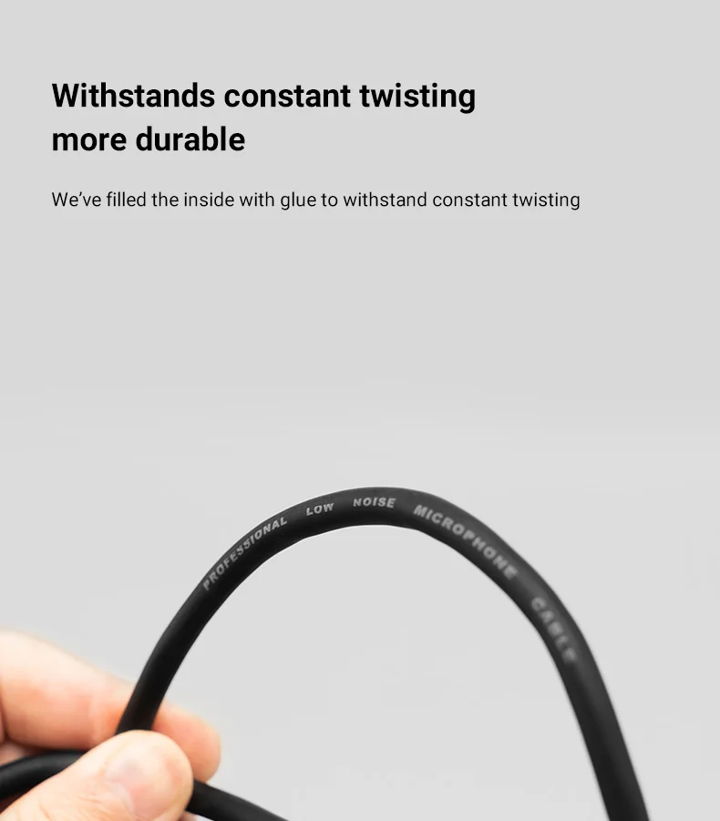 CM-28 High-end XLR Audio Cable 20ft XLR Male to XLR Female Low Noise PVC Shiledi