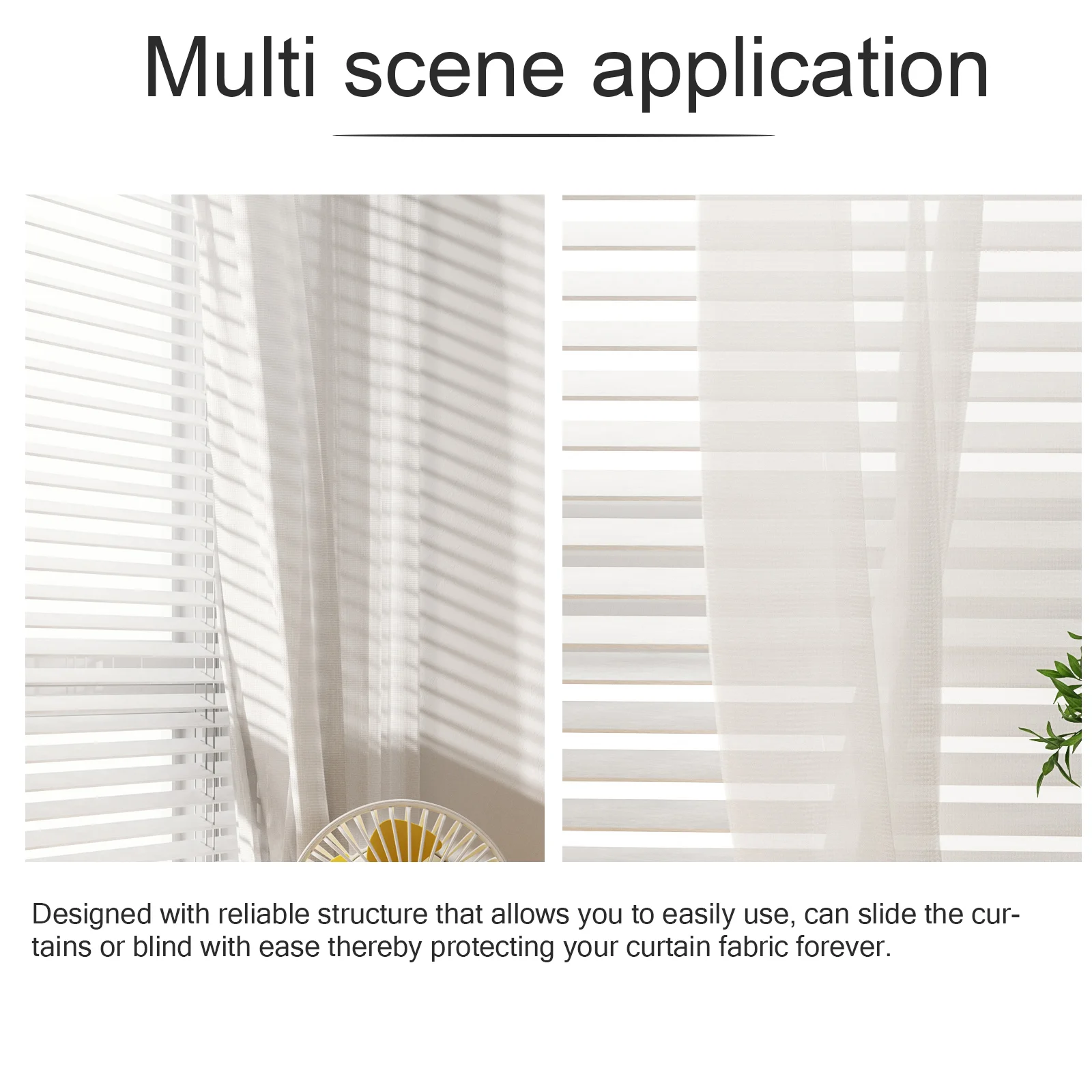 Curtain Wand Aluminum Alloy Curtain Pull Rod Curtain Rods For Windows For Windows For Windows Manual Window Black Curtains