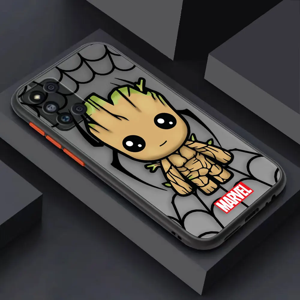thumbnail image 1 of Matte Case for Samsung Galaxy M62 M53 M52 M51 M33 M32 M31 M30S M23 5G J8 J7 J6 J5 Case Funda Coque Marvel Avengers Anime Cartoon, 1 of 5