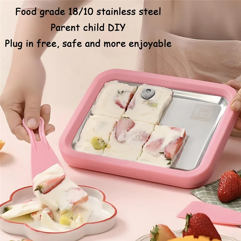 B64B-Fried Yogurt Machine Great For Making Ice Cream, Fruit Shakes, Smoothies Home Ice Cream Machine
