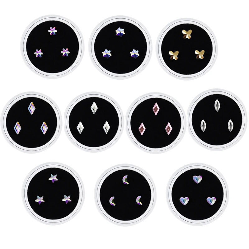 

36 Sizes Dental Teeth Gems Beauty Diamond Jewelry Crystal Decoration Fashion Cute Charming Ornaments Tooth Gem Bur