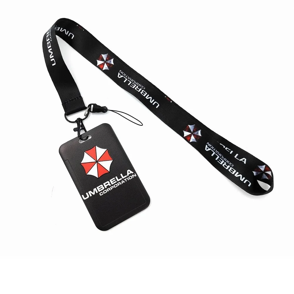 Movies Umbrell Lanyard ID Card Cover USB Name Badge Holder Neck Strap DIY Hang Rope Keychain Phone Rope Card Holde