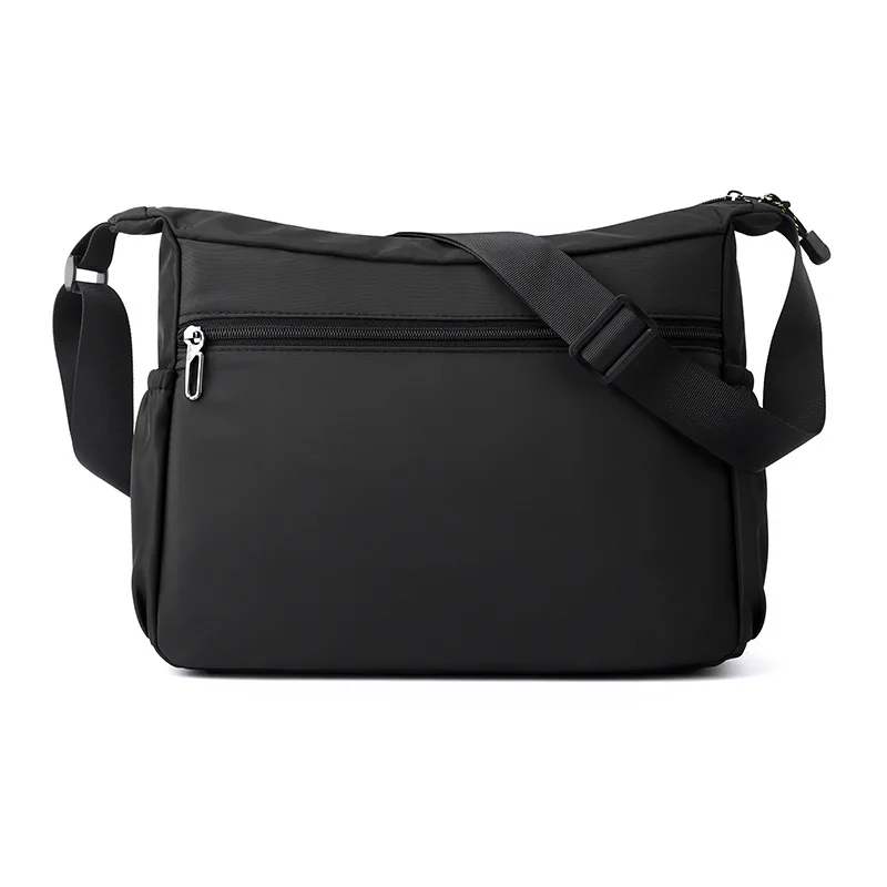 New Horizontal Version Men's Shoulder Bag Outdoor Travel Crossbody Bag Simple and Fashionable Oxford Cloth Messenger Bags