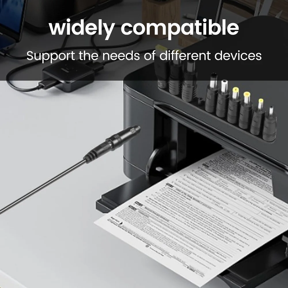 Type C To DC Boost Cable Connector USBC DC 5V/9V/12V/15V/20V WiFi to Power bank Cable Step-up Cord For Wifi Router Laptop