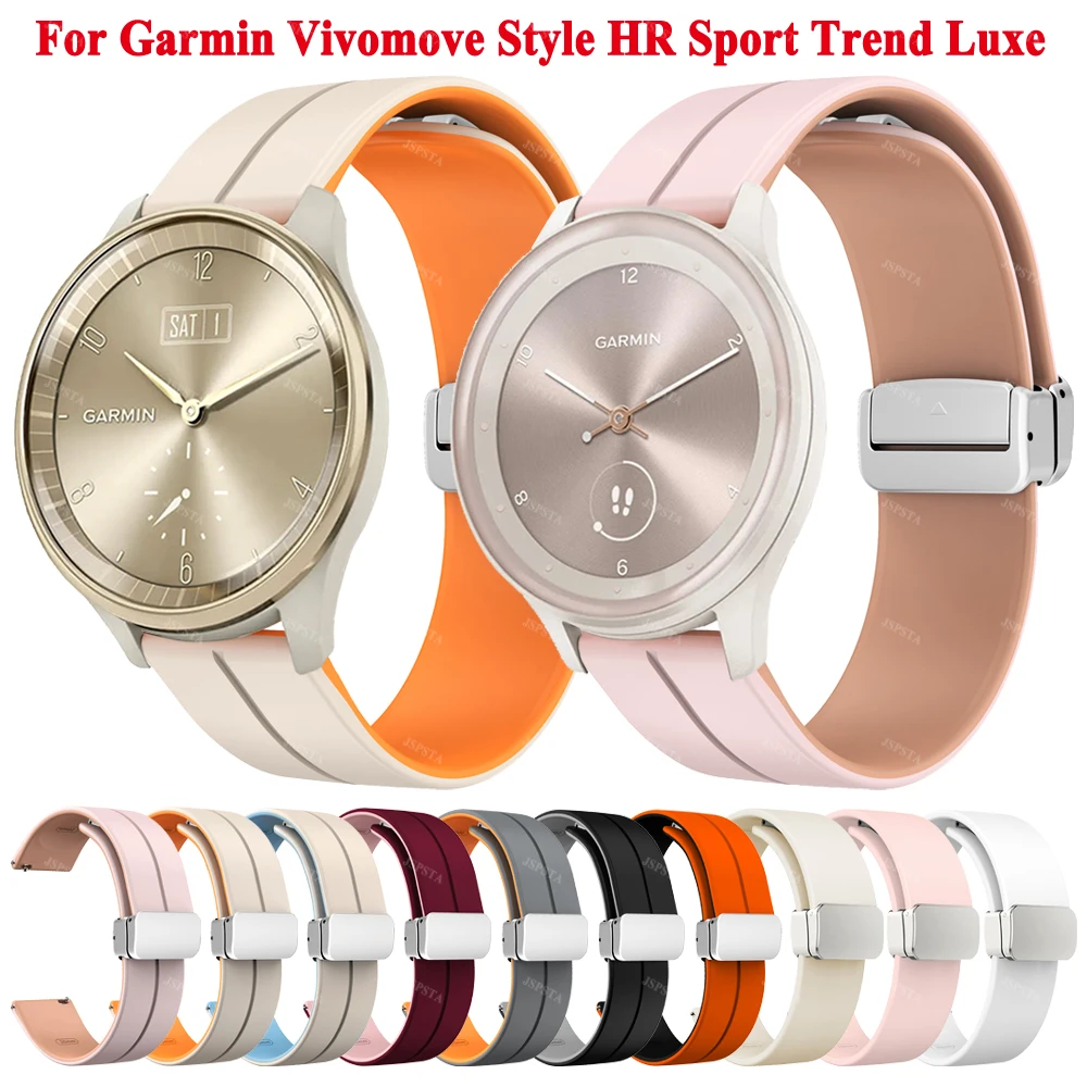Magnetic Buckle Silicone Sport Band Smartwatch Wristband Bracelet