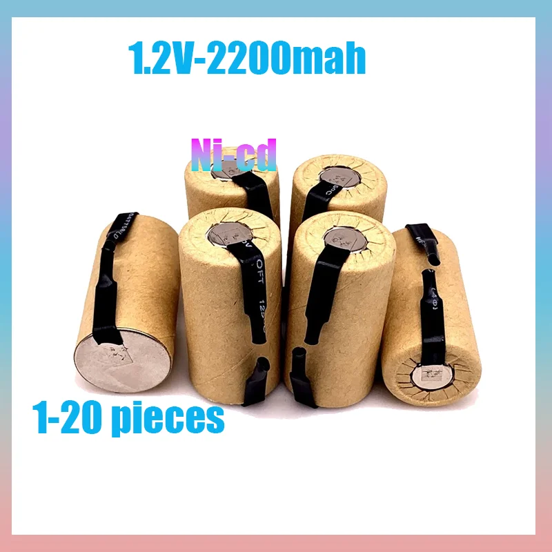 

New 1.2v 2800mah SC Battery NI-CD Rechargeable Battery Electric Screwdriver Power Tool with Bench Drill Battery Spare Parts