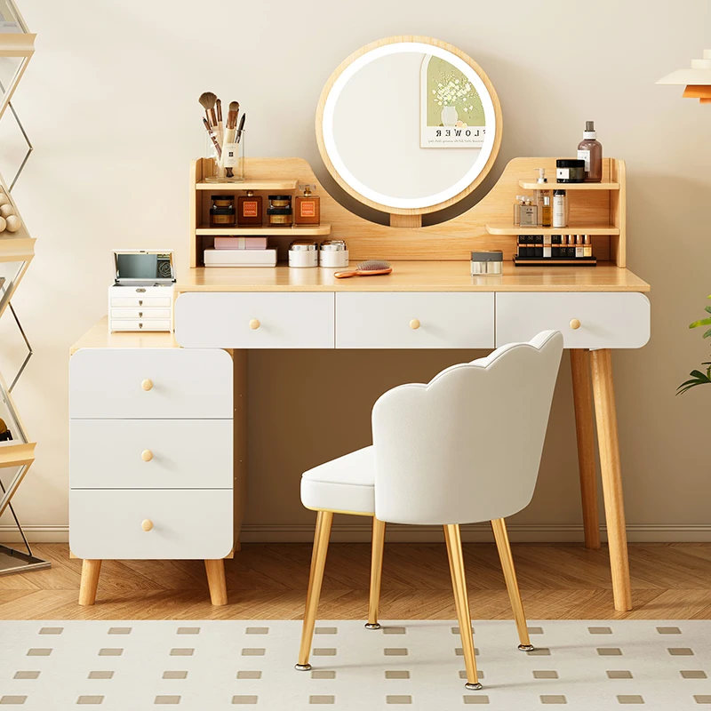 

Simple Cheap Dressing Table Modern Classic Drawers Vanity Dressing Table Mirror Bedroom Toaletka Z Lustrem Salon Furniture