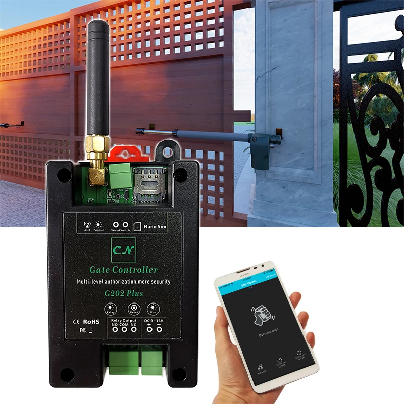Multilevel Authorization Relay Switch Gsm Gate Opener Automatic Gate