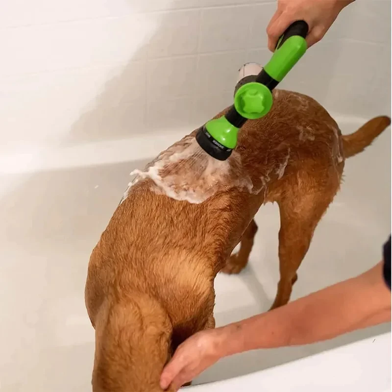 High-pressure Sprayer Nozzle Hose Dog Shower Gun 3 Mode Adjustable