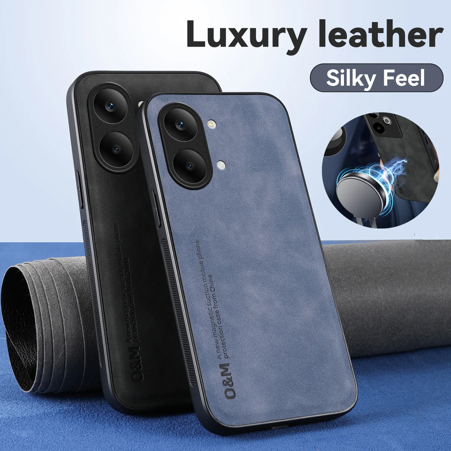 Shockproof Protective Phone Case with Built-in Magnetic Car Holder