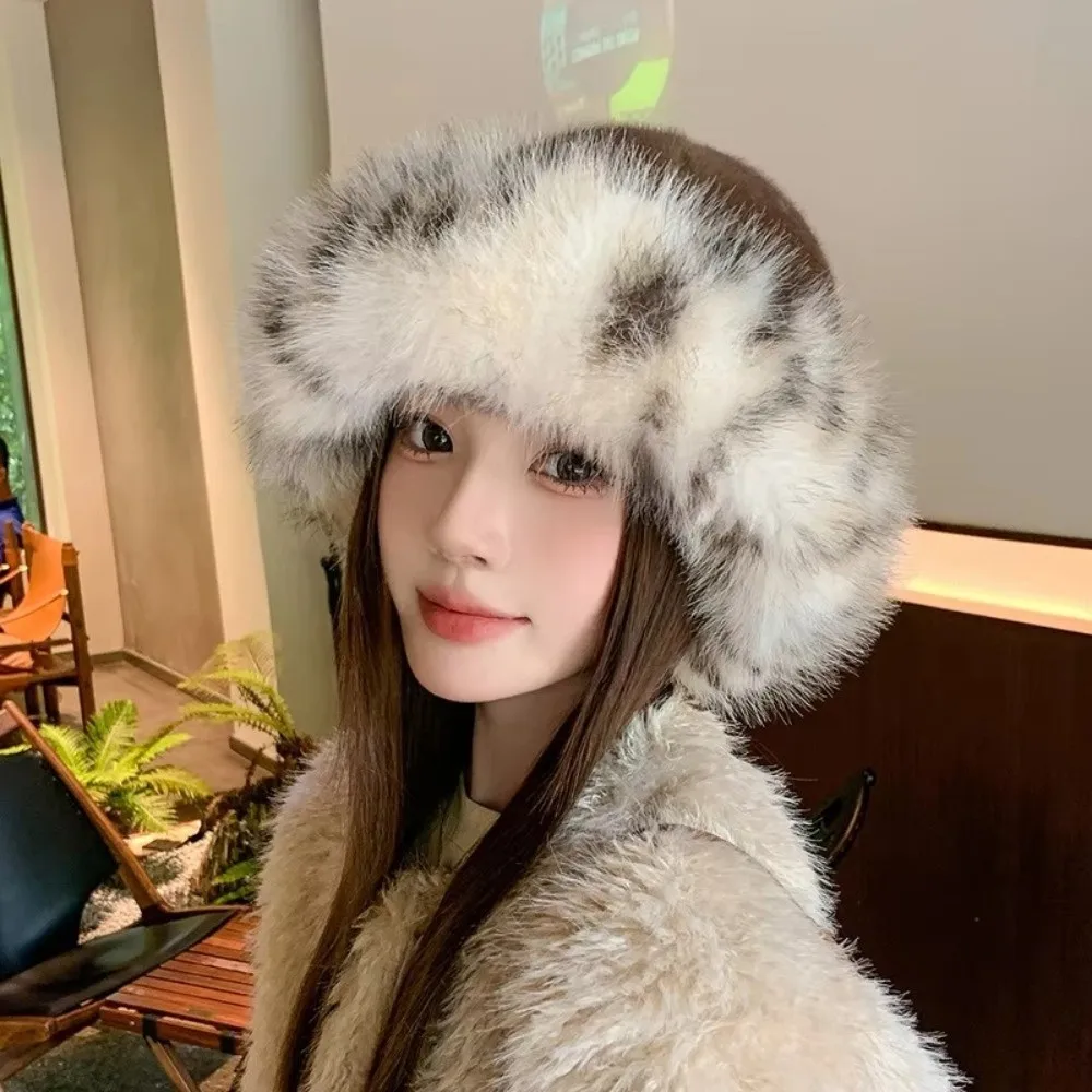 Faux Fur Winter Bucket Hat