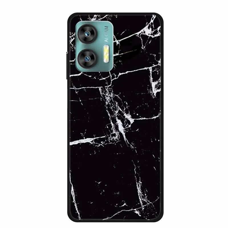 Colorful Marble Space TPU Silicone Soft Back Cover Case - Fashionable Protective