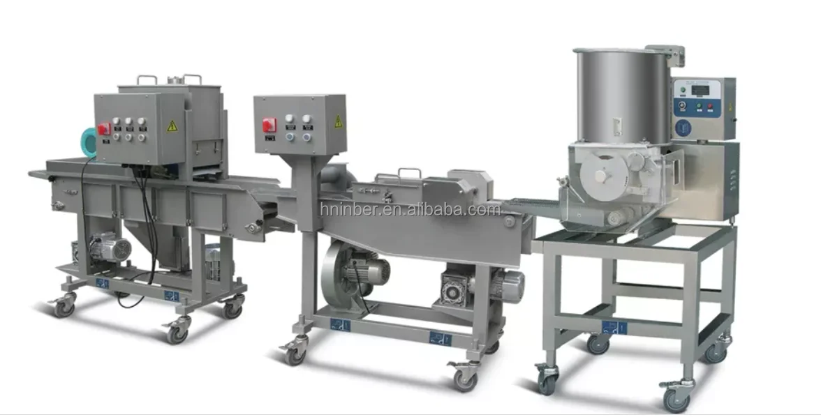 Easy Operation Chicken Nuggets Making Machine Hamburger Press Patty Maker 3