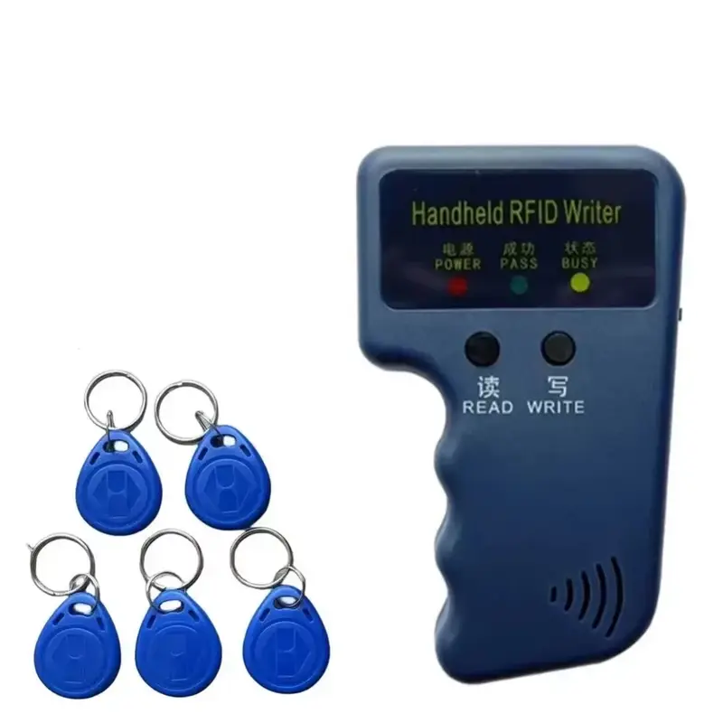 RFID Duplicator ID Handheld 125khz Key Copier Reader Writer Reader Card Cloner Programmer Writable Key Access Card Keyfobs - Image 8