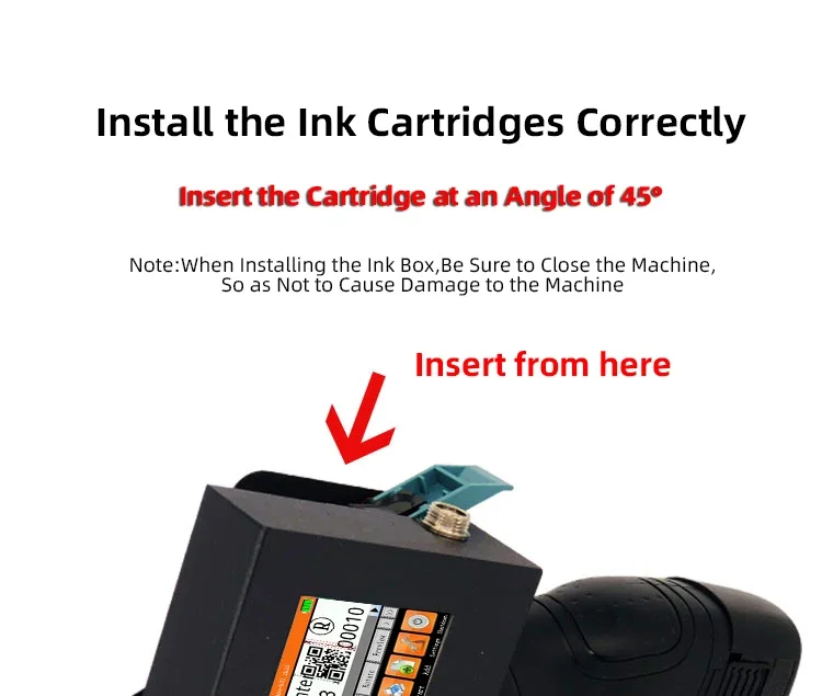 aer quality Top selling easy to use ink cartridges solvent ink cartridge