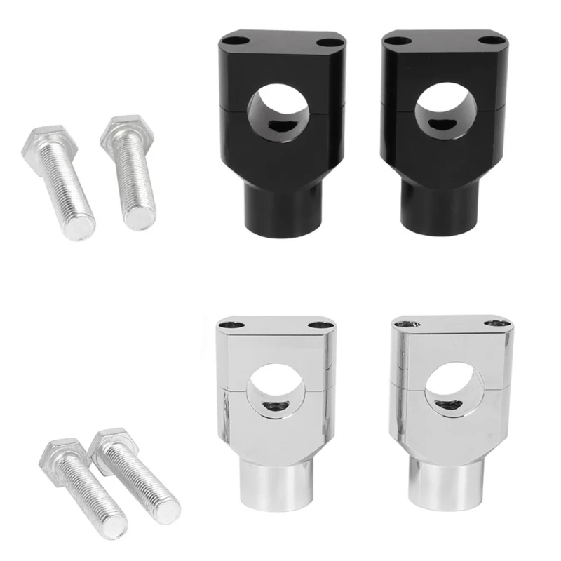 

22mm 25mm Motorcycle Handlebar Risers Motocross Heightening Clamp Mount Adapter