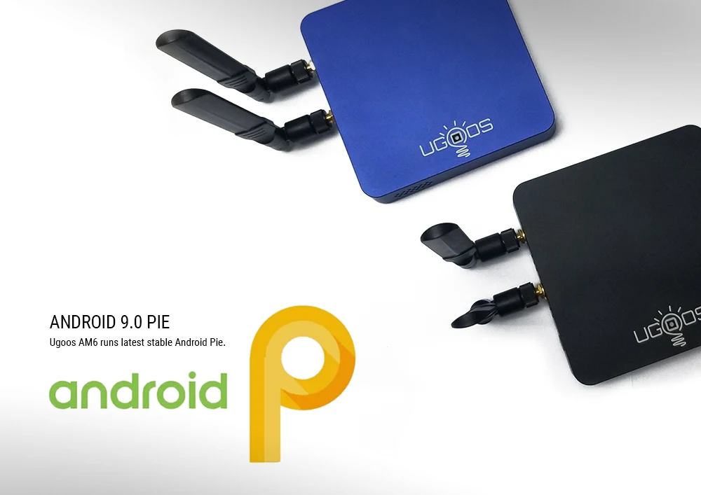 UGOOS AM6B Plus TV BOX Amlogic S922X-J Android 9.0 DDR4 4GB RAM