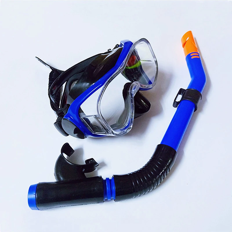 

Профессиональный комплект для подводного плавания, маска на все лицо, оборудование для очков для дайвинга, костюм для глубоководного плавания, полностью из закаленного стекла, очки для дайвинга для взрослых