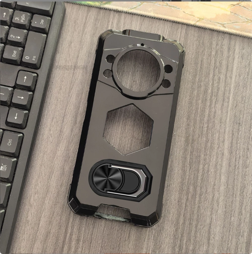 Durable Silicone Ring Stand Phone Case with Bracket