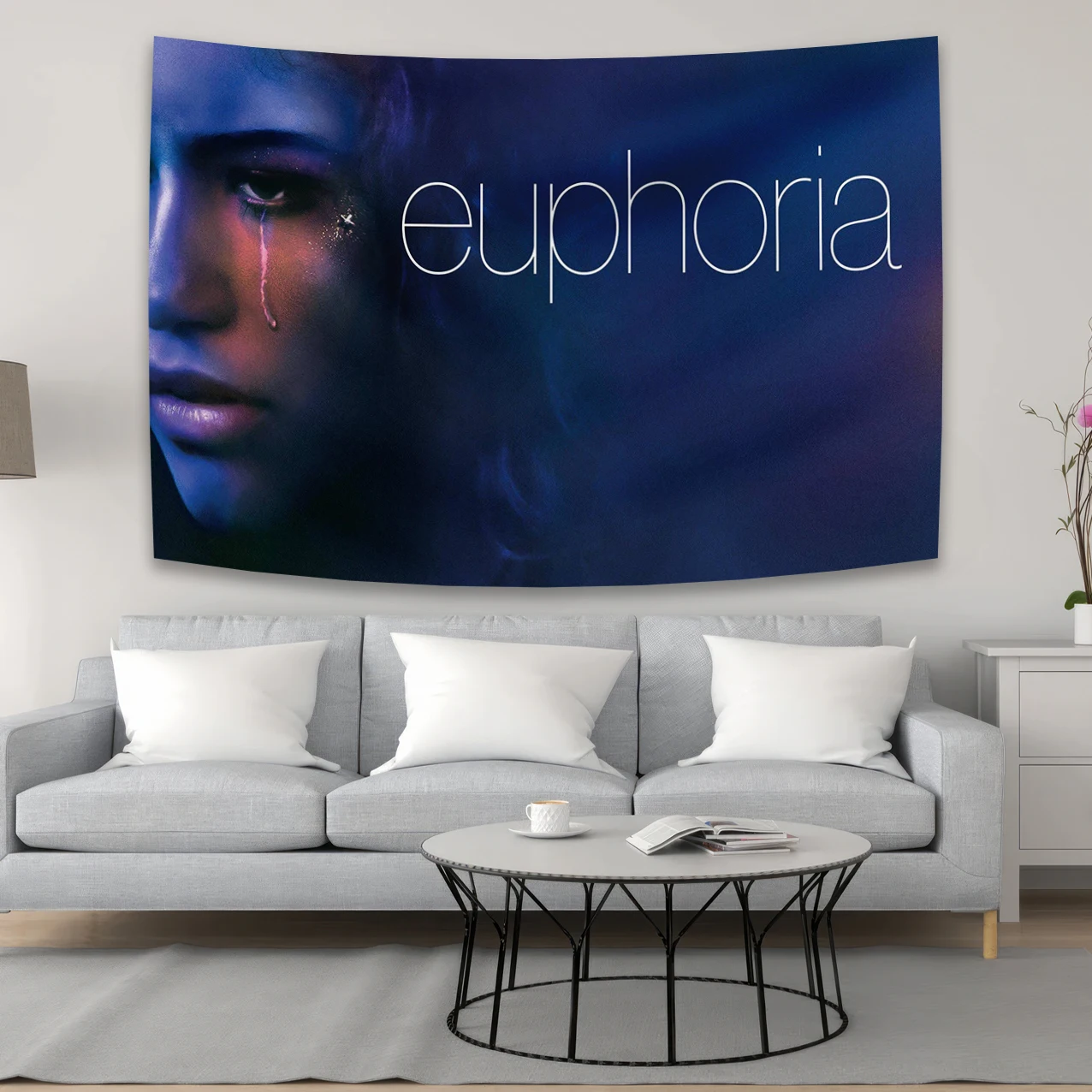 

Classic Tv Euphorias Tapestry Funny Psychedelic Home Decoration Student Dormitory Wall Hanging Cloth