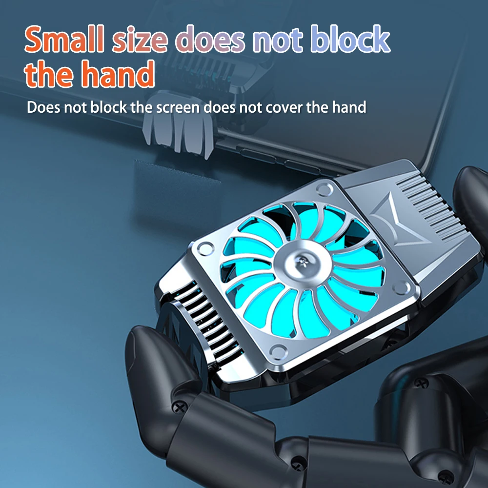 Universal Mini Mobile Phone Cooling Fan Radiator Air Cooler Cool Gadgets Coolers Portable Air Conditioner For iPhone/Xiaomi H15 mini portable fan portable fan phone cooler mobile radiator cell phone fan air cooler