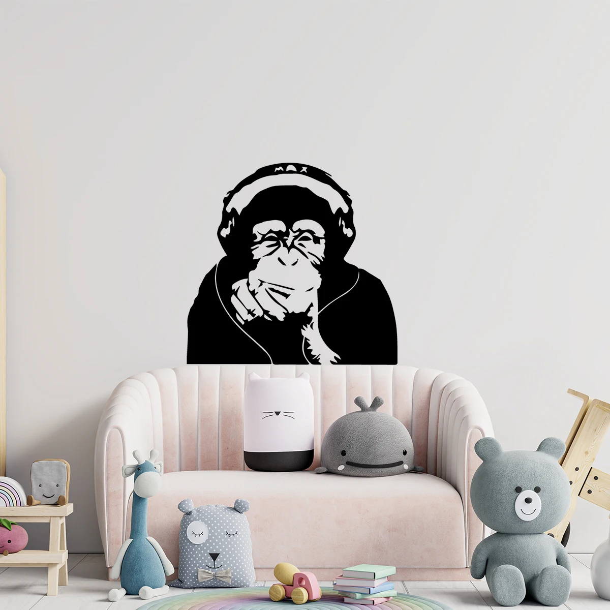Banksy Wall Art 1pc Home Decoration Modern Decoration Kids Room Wall Sticker for Home Living Room Decor wall stickers wall sticker