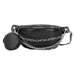 Medium Large Aluminum O-shaped Gold All-match Bag Handle Fashion Metal Chain One-shoulder Crossbody Bag Chain Bag Accessories