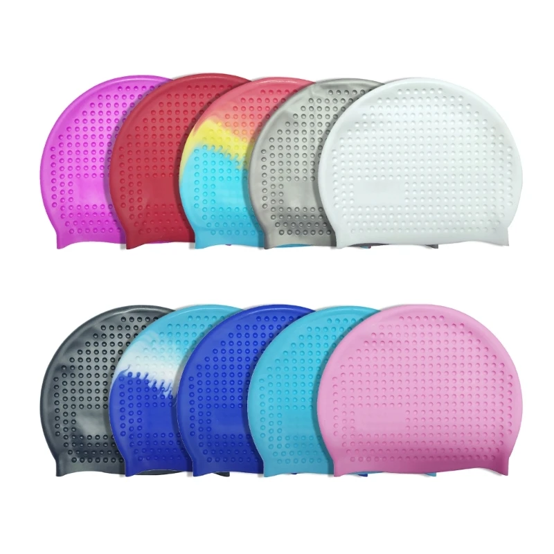 

831C Silicone Swimming Cap Bathing Cap Swimming Hats Comfortable Bathing Cap
