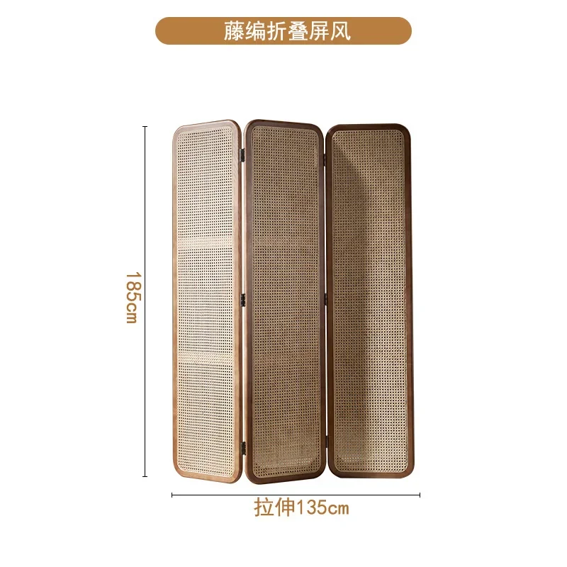 

Solid wood screen, creative folding screen, living room, entrance hall, movable seat screen, door covering, folding partition