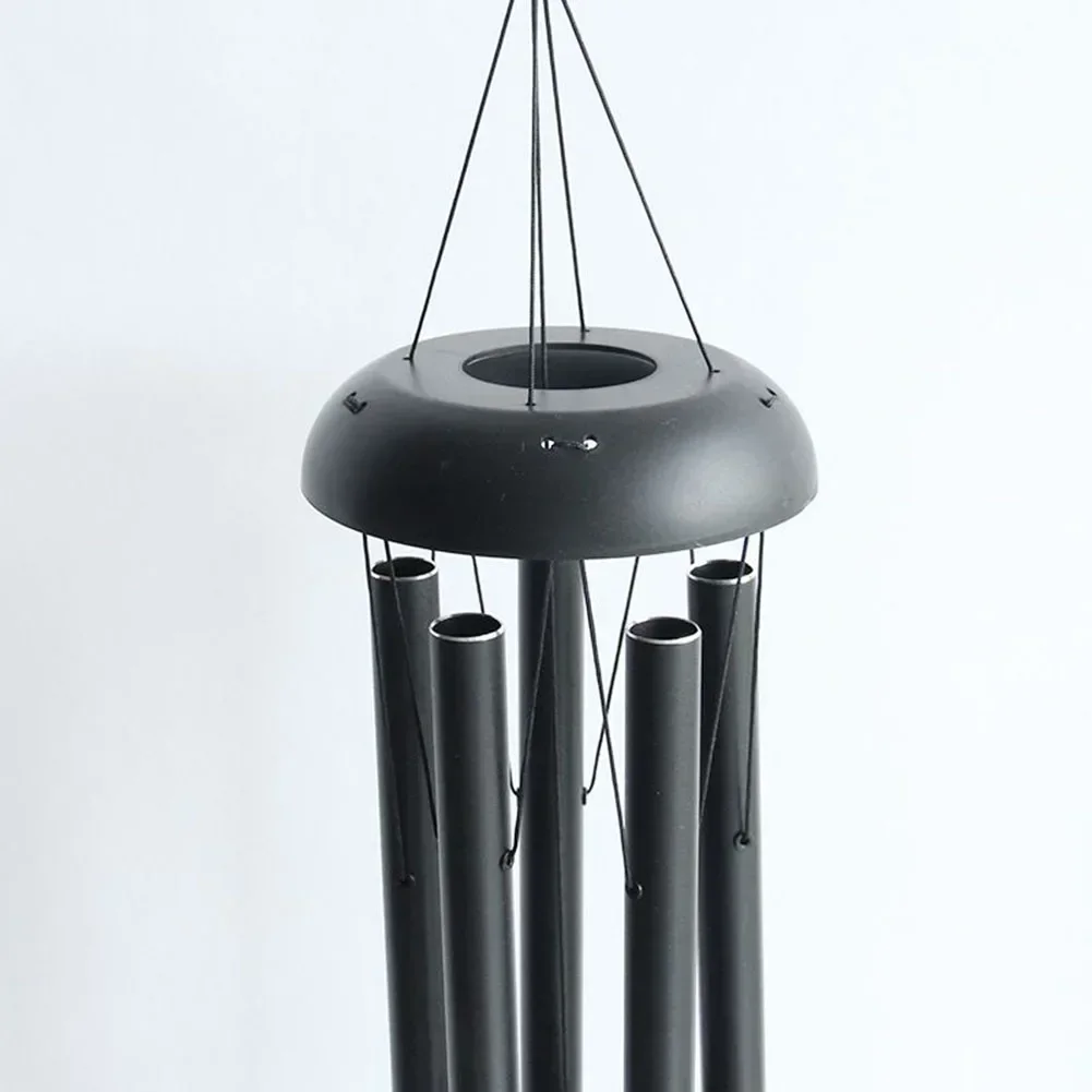 Wind Chimes Wind Chime 36 Inch Wind Chimes Outdoor Large Dark Toned 5 Heavy Tubes Aluminum Outside Deep Tone Adjustable Garden Decor