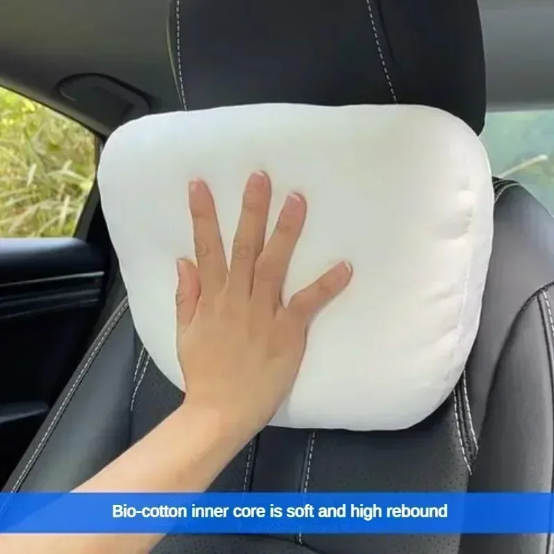 For Tesla Model 3 Model Y Car Seat Headrest Neck Pillow S X Soft Comfort Memory Cushion Protect Cover Accessories