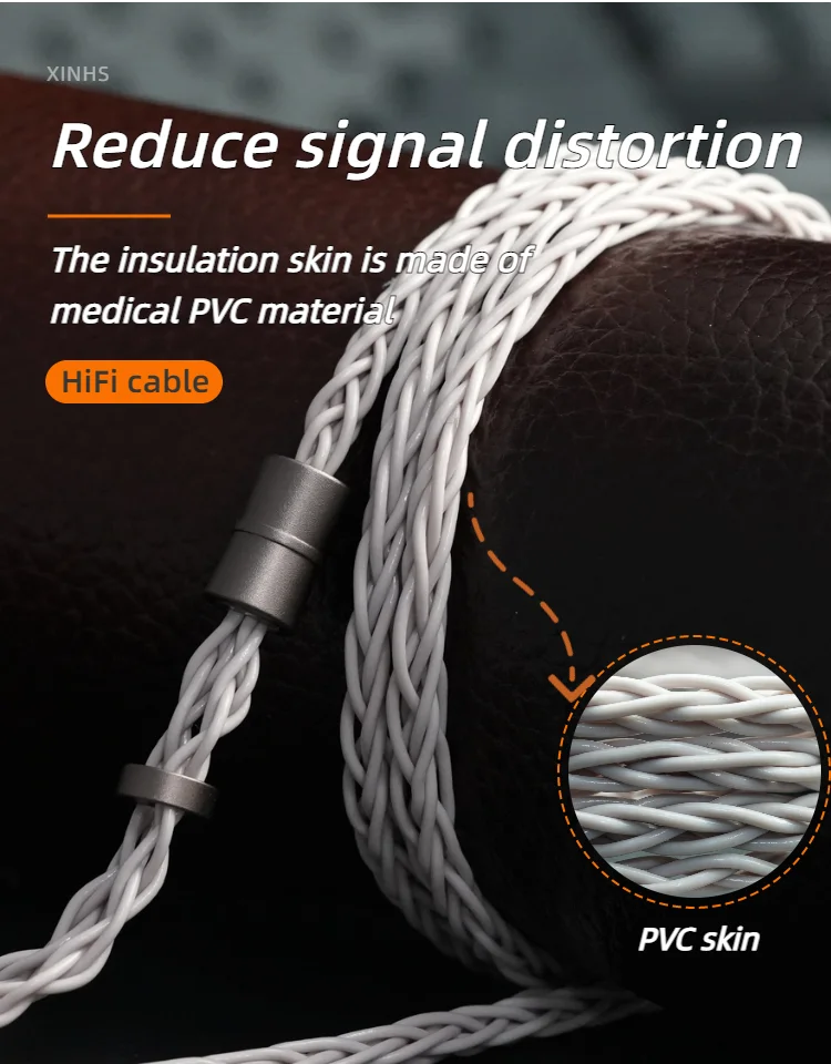 XINHS S100 ヘッドホンケーブル特別仕様 4.4mmバランスケーブル XINHS S100 ヘッドホンケーブル特別仕様 4.4mmバランスケーブル