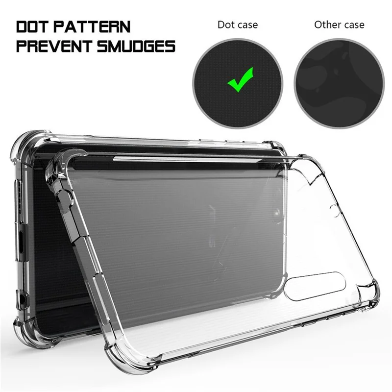 Shockproof Air Cushion Silicone TPU Back Cover Case