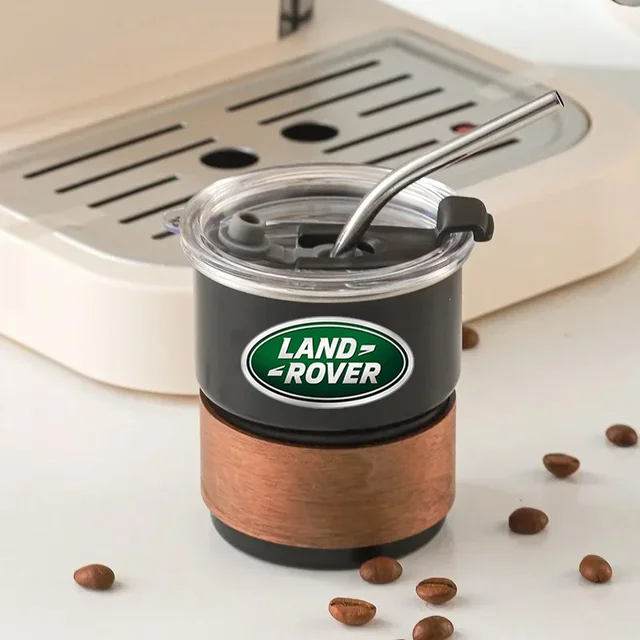 Stainless Steel cup Coffee Mug Camping beer mug 300ml Bottles For Land Rover Range Rover Evoque Car Accessories
