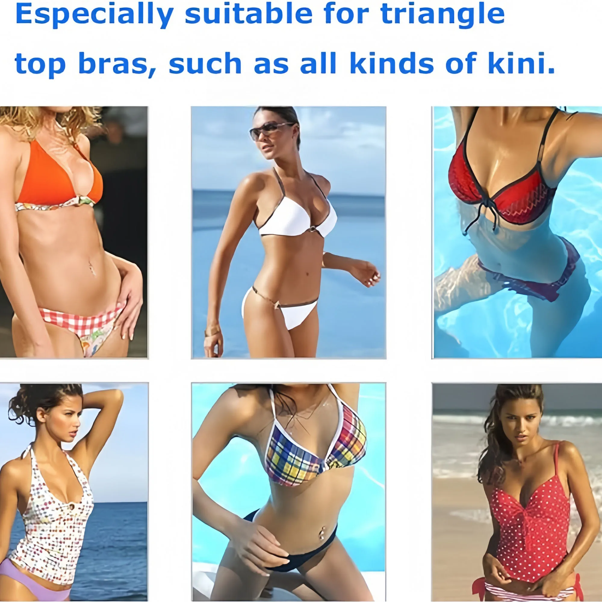 Invisible Bikini Self-Adhesive Silicone Breast Pads 1 Pair