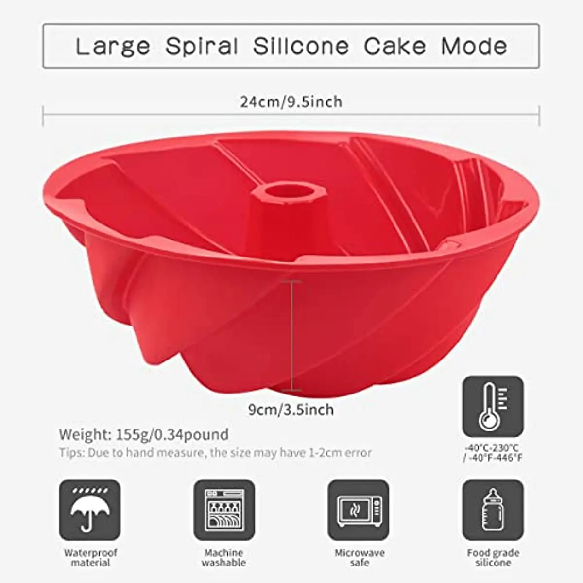 Silicone 9.5 Cake Pan - FlexWare