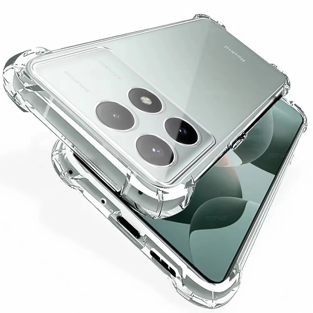 Shockproof Soft Silicone Airbag Clear TPU Phone Case